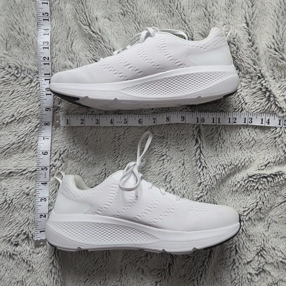 Skechers GoRun Memory Foam White Athletic Shoes - Picture 2 of 5